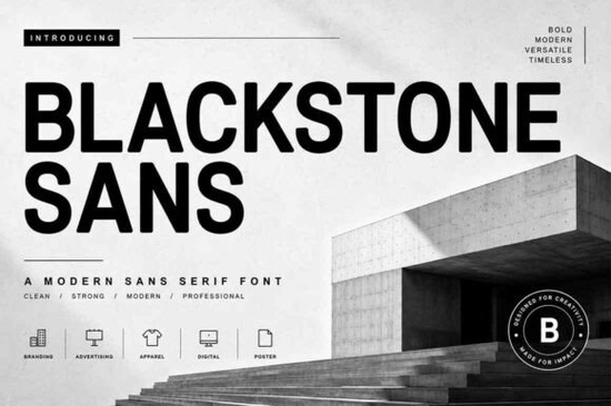 Blackstone Sans Font